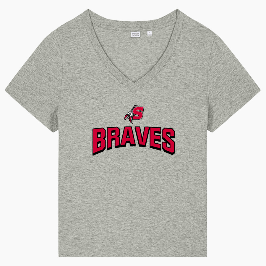 Selma Braves <span class="pdp-name-mascot">Selma Braves</span> Stanley/Stella Women's Stella Isla V-Neck Tee
