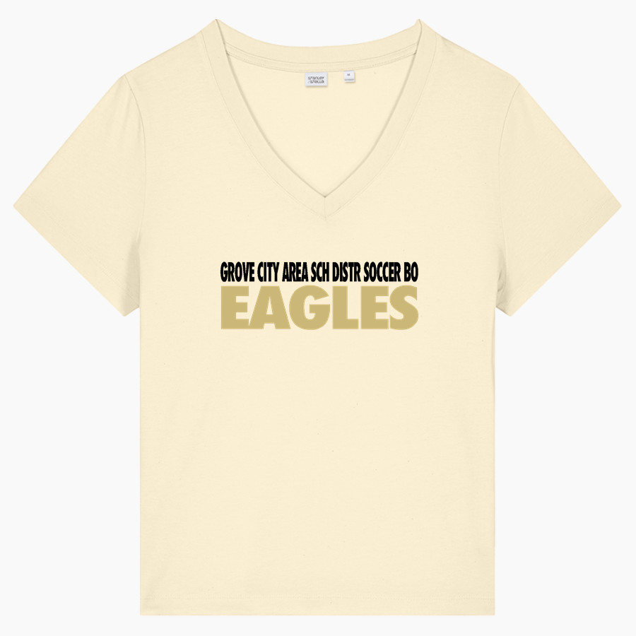 Grove City Area Sch Distr Soccer Bo Eagles <span class="pdp-name-mascot">Grove City Area Sch Distr Soccer Bo Eagles</span> Stanley/Stella Women's Stella Isla V-Neck Tee