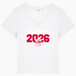 San Francisco University High School <span class="pdp-name-mascot">San Francisco University High School Red Devils</span> Stanley/Stella Women's Stella Isla V-Neck Tee Front Thumbnail