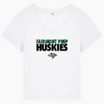 FAIRMONT Prep HUSKIES ONLINE STORE <span class="pdp-name-mascot">FAIRMONT PREPARATORY ACADEMY HUSKIES</span> Stanley/Stella Women's Stella Isla V-Neck Tee Front Thumbnail