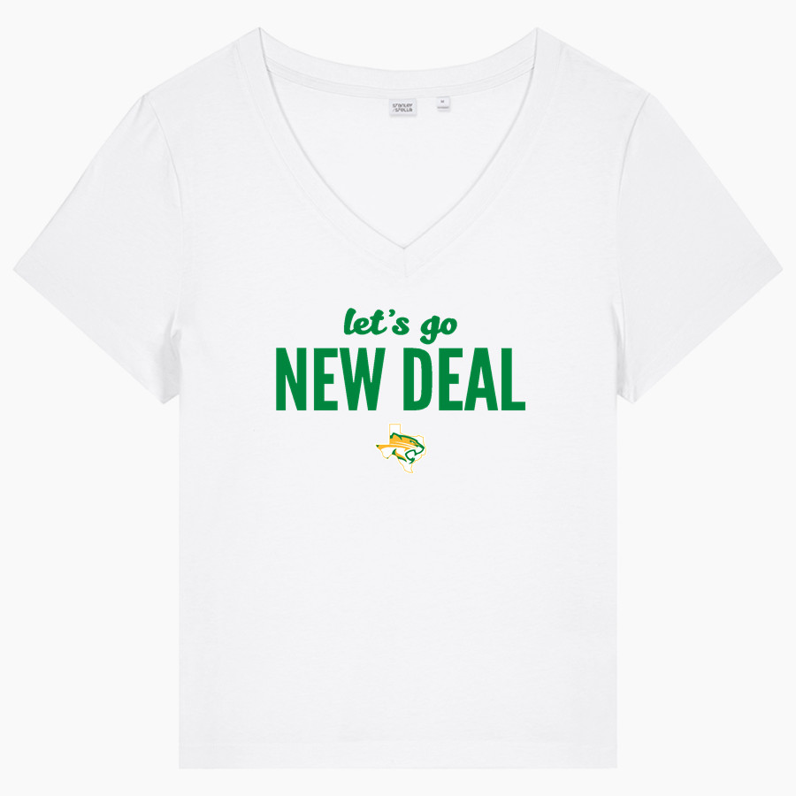 NEW DEAL HIGH SCHOOL LIONS <span class="pdp-name-mascot">NEW DEAL LIONS</span> Stanley/Stella Women's Stella Isla V-Neck Tee