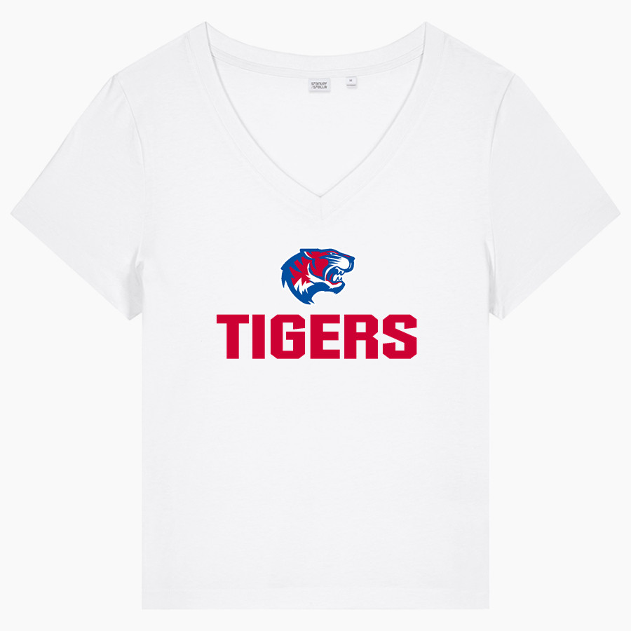 HARMONY SCIENCE ACADEMY - PFLUGERVILLE TIGERS <span class="pdp-name-mascot">HARMONY SCIENCE - PFLUGERVILLE TIGERS</span> Stanley/Stella Women's Stella Isla V-Neck Tee