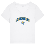 DIME BOX HIGH SCHOOL LONGHORNS <span class="pdp-name-mascot">DIME BOX LONGHORNS</span> Stanley/Stella Women's Stella Isla V-Neck Tee Front Thumbnail