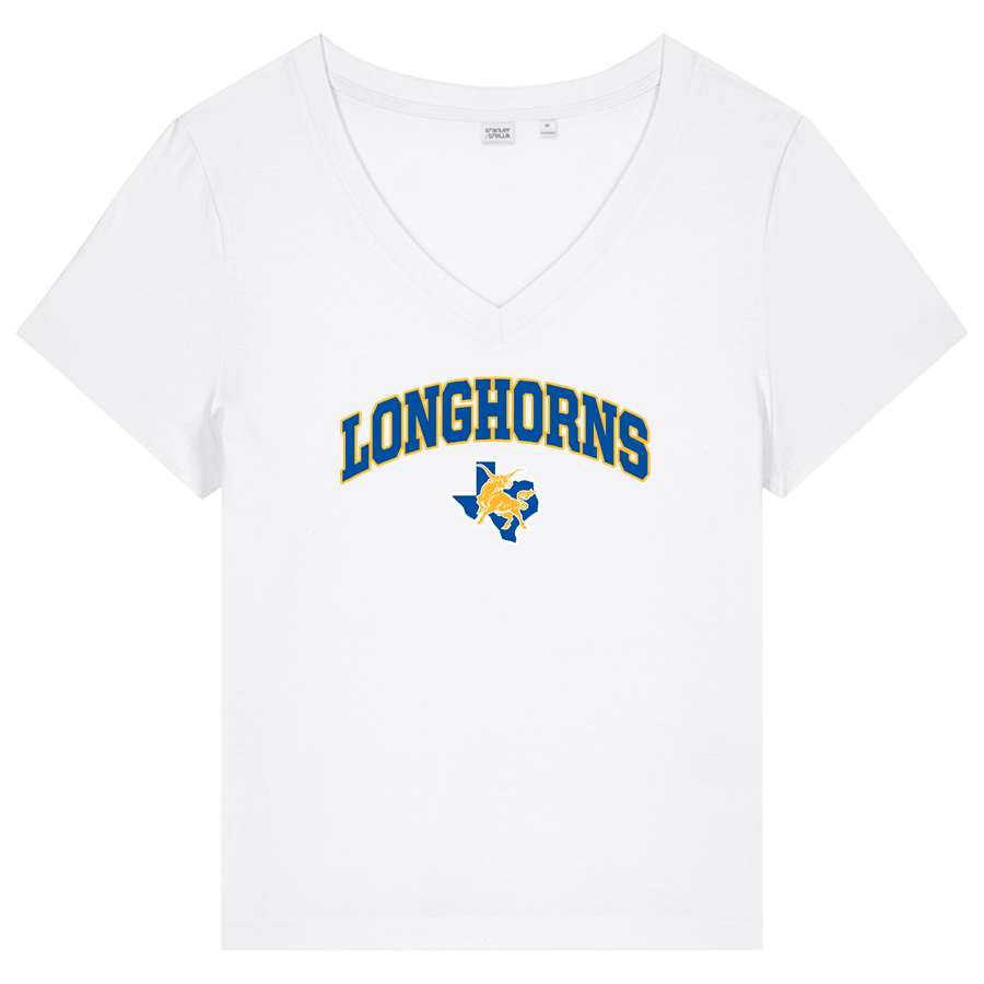 DIME BOX HIGH SCHOOL LONGHORNS <span class="pdp-name-mascot">DIME BOX LONGHORNS</span> Stanley/Stella Women's Stella Isla V-Neck Tee