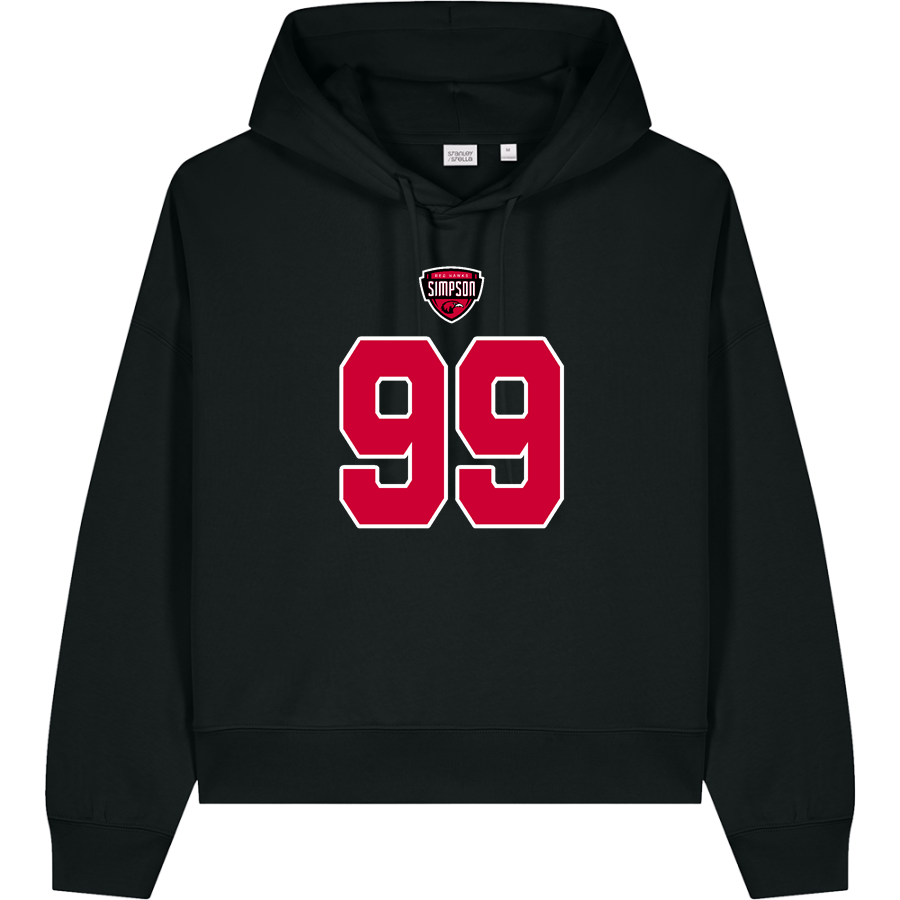 Simpson University Red Hawks <span class="pdp-name-mascot">Simpson Red Hawks</span> Stanley/Stella Women's Stella Nora Hooded Sweatshirt