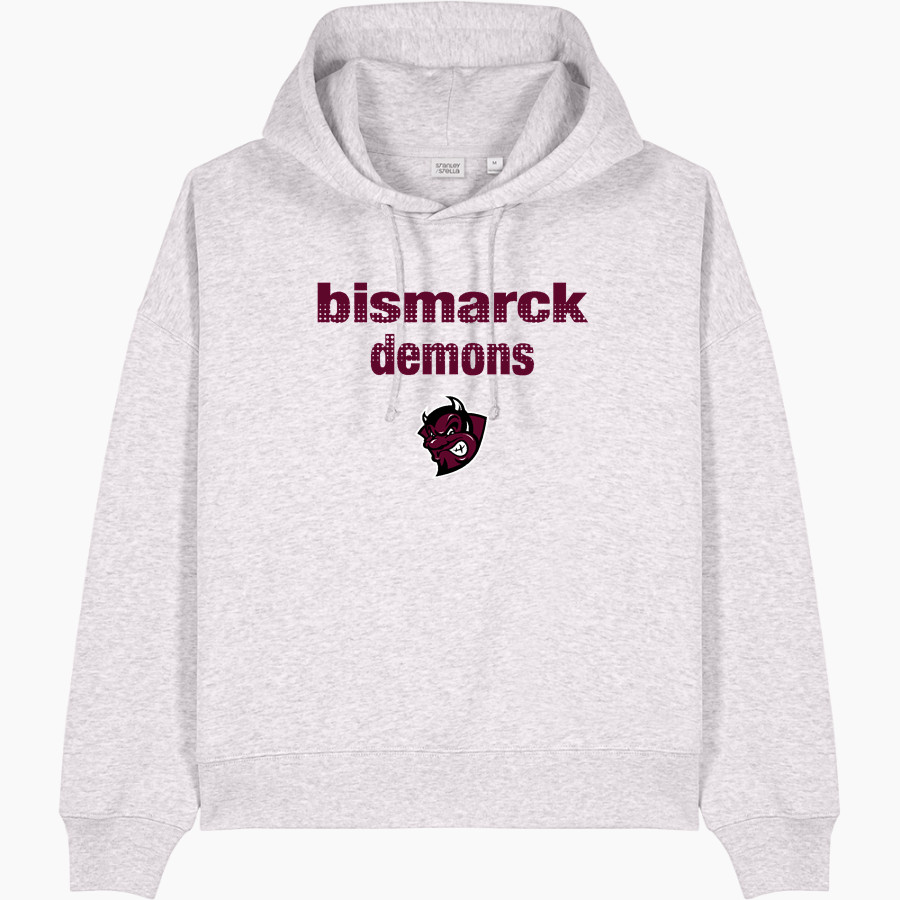 BISMARCK HIGH SCHOOL DEMONS <span class="pdp-name-mascot">BISMARCK DEMONS</span> Stanley/Stella Women's Stella Nora Hooded Sweatshirt
