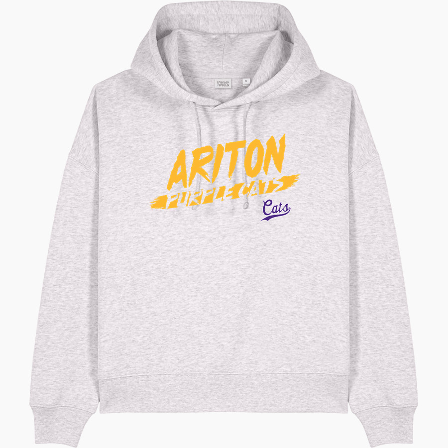 Ariton Purple Cats <span class="pdp-name-mascot">Ariton Purple Cats</span> Stanley/Stella Women's Stella Nora Hooded Sweatshirt