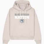 MANHEIM TOWNSHIP HIGH SCHOOL BLUE STREAKS <span class="pdp-name-mascot">MANHEIM TOWNSHIP BLUE STREAKS</span> Stanley/Stella Women's Stella Nora Hooded Sweatshirt Front Thumbnail