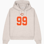 CUSHING HIGH SCHOOL TIGERS Stanley/Stella Women's Stella Nora Hooded Sweatshirt Front Thumbnail