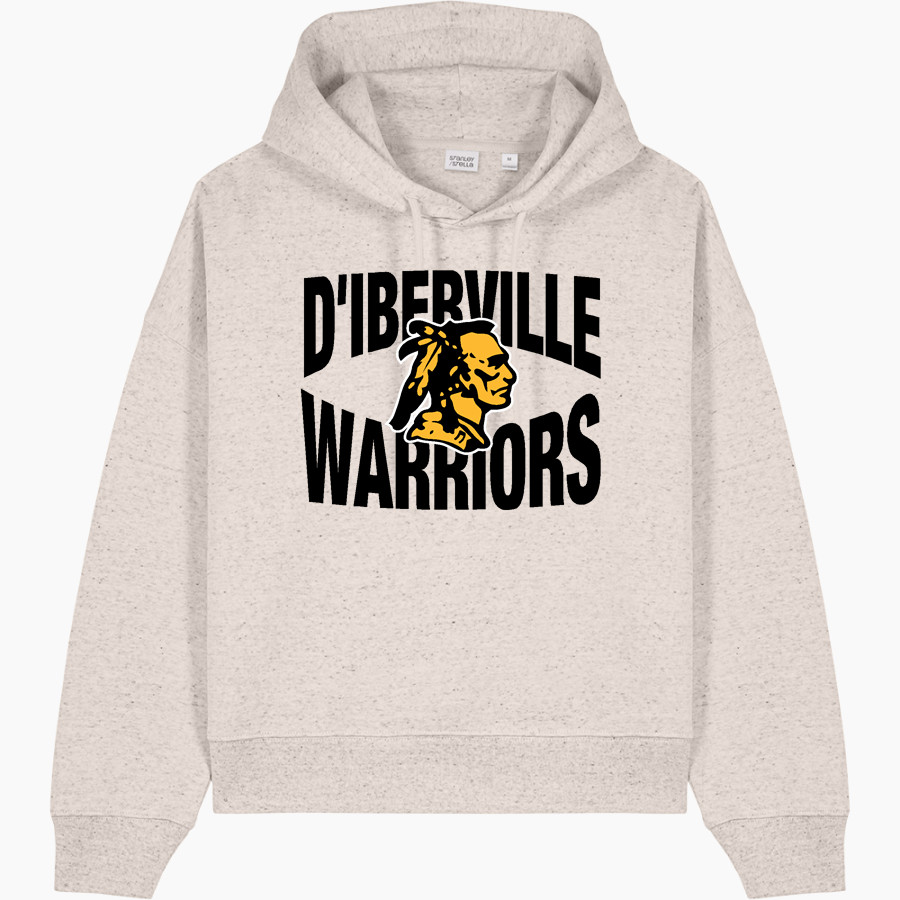 d'IBERVILLE HIGH SCHOOL WARRIORS Stanley/Stella Women's Stella Nora Hooded Sweatshirt