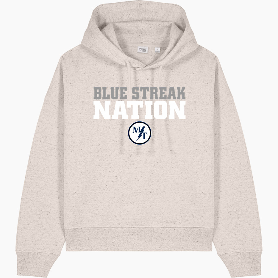 MANHEIM TOWNSHIP HIGH SCHOOL BLUE STREAKS <span class="pdp-name-mascot">MANHEIM TOWNSHIP BLUE STREAKS</span> Stanley/Stella Women's Stella Nora Hooded Sweatshirt