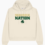 Bishop Feehan Shamrocks <span class="pdp-name-mascot">Bishop Feehan Shamrocks</span> Stanley/Stella Women's Stella Nora Hooded Sweatshirt Front Thumbnail