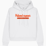 Mahomet-Seymour Bulldogs <span class="pdp-name-mascot">Mahomet-Seymour Bulldogs</span> Stanley/Stella Women's Stella Nora Hooded Sweatshirt Front Thumbnail