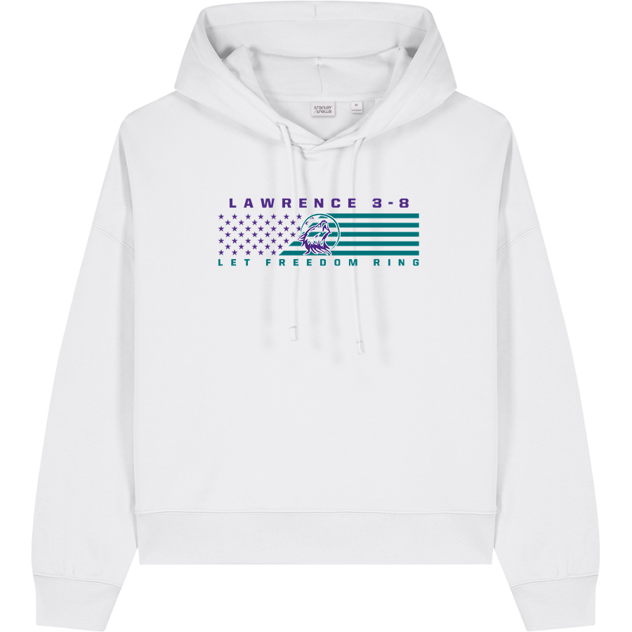 Lawrence 3-8 Lobos <span class="pdp-name-mascot">Lawrence 3-8 School Lobos</span> Stanley/Stella Women's Stella Nora Hooded Sweatshirt