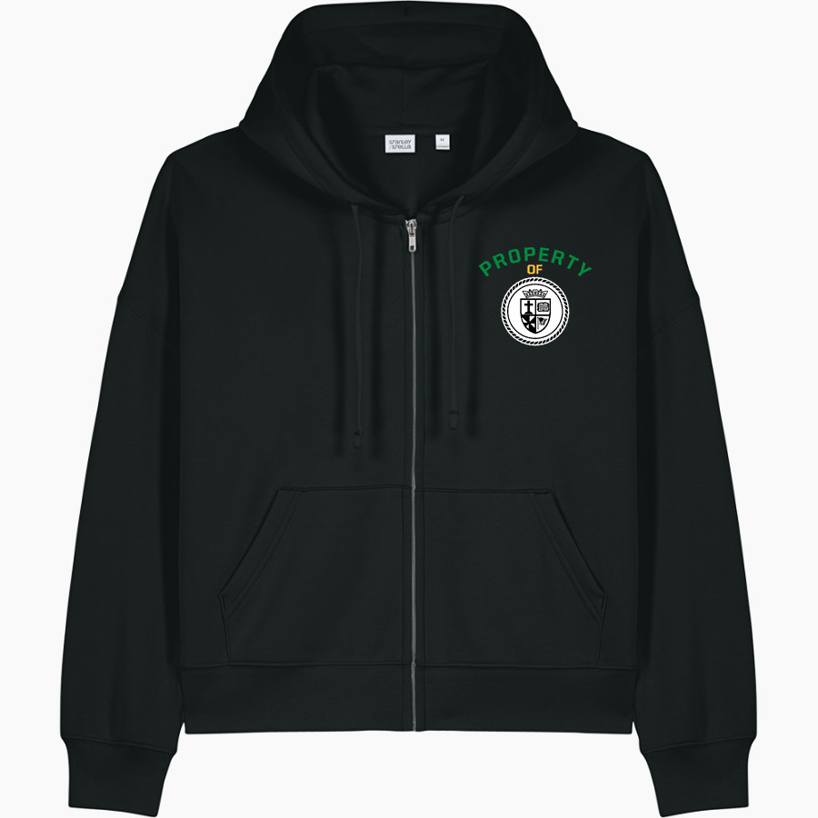 SAINT EDWARD HIGH SCHOOL GREEN WAVE <span class="pdp-name-mascot">SAINT EDWARD GREEN WAVE</span> Stanley/Stella Women's Stella Ida Full-Zip Hooded Sweatshirt