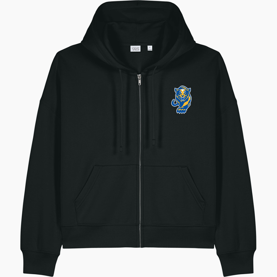 Greenfield Central Cougars Online Store <span class="pdp-name-mascot">Greenfield-Central Cougars</span> Stanley/Stella Women's Stella Ida Full-Zip Hooded Sweatshirt