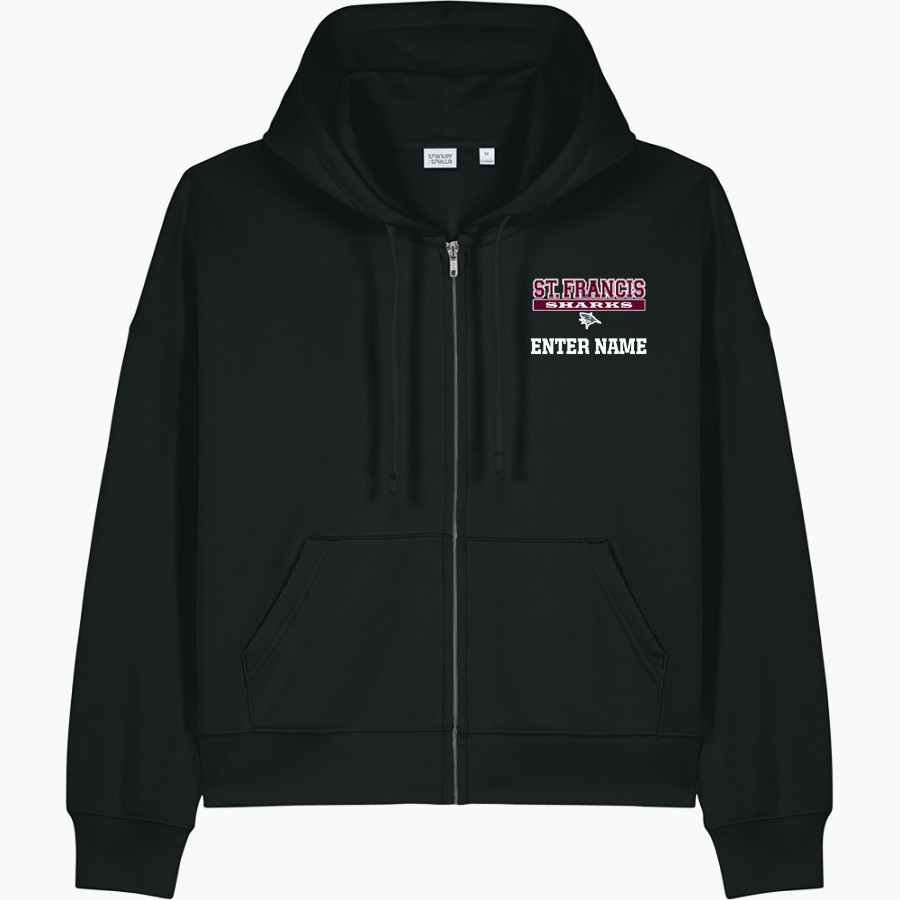 SFHS Sharks Stanley/Stella Women's Stella Ida Full-Zip Hooded Sweatshirt