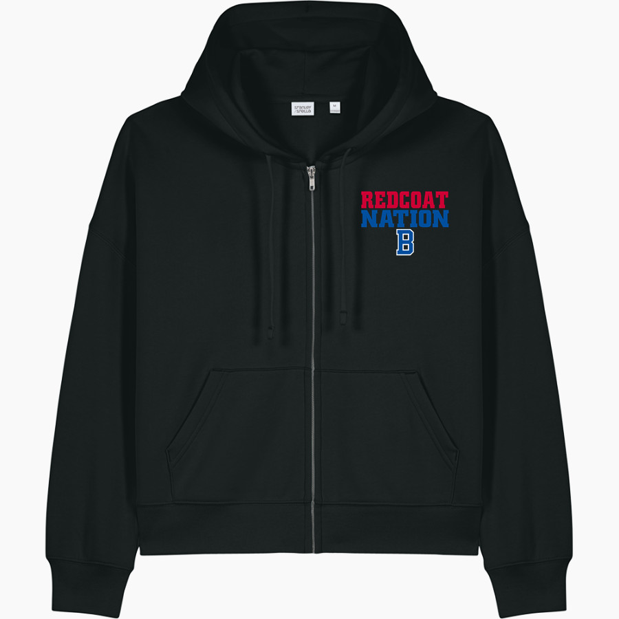 BERLIN HIGH SCHOOL REDCOATS Stanley/Stella Women's Stella Ida Full-Zip Hooded Sweatshirt