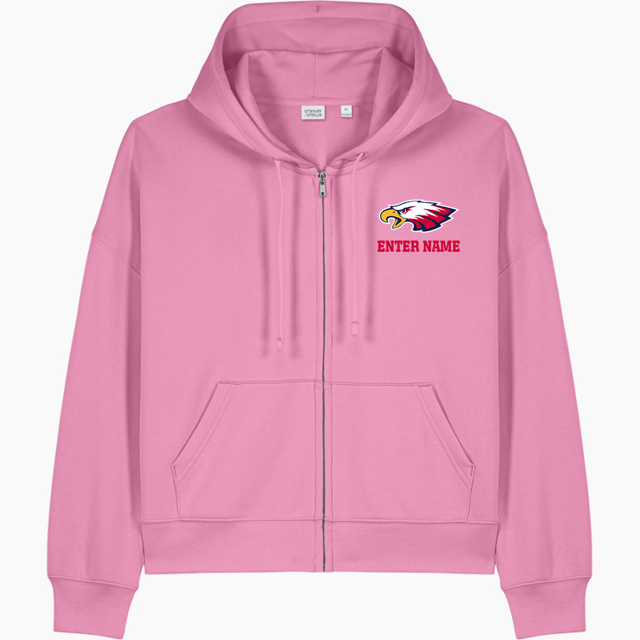 Milton Eagles <span class="pdp-name-mascot">Milton Eagles</span> Stanley/Stella Women's Stella Ida Full-Zip Hooded Sweatshirt