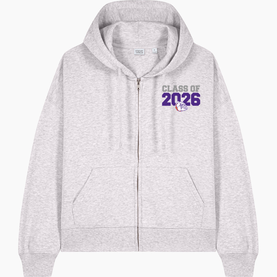 BEMENT MIDDLE SCHOOL BULLDOGS <span class="pdp-name-mascot">BEMENT BULLDOGS</span> Stanley/Stella Women's Stella Ida Full-Zip Hooded Sweatshirt