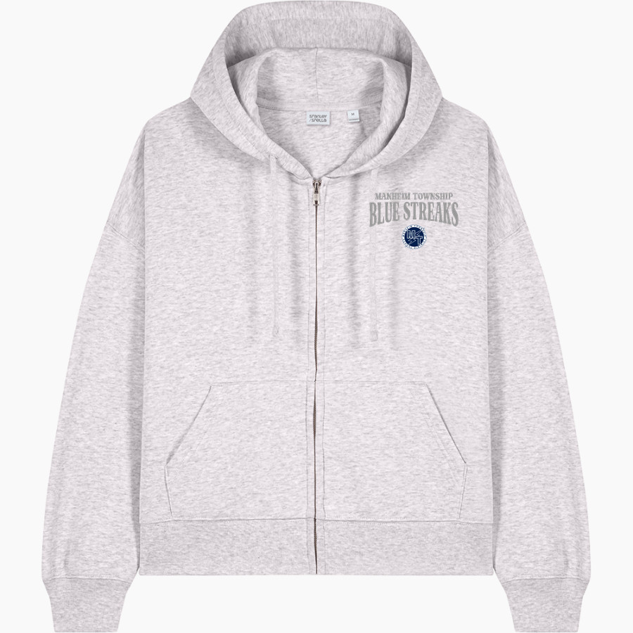 MANHEIM TOWNSHIP HIGH SCHOOL BLUE STREAKS <span class="pdp-name-mascot">MANHEIM TOWNSHIP BLUE STREAKS</span> Stanley/Stella Women's Stella Ida Full-Zip Hooded Sweatshirt