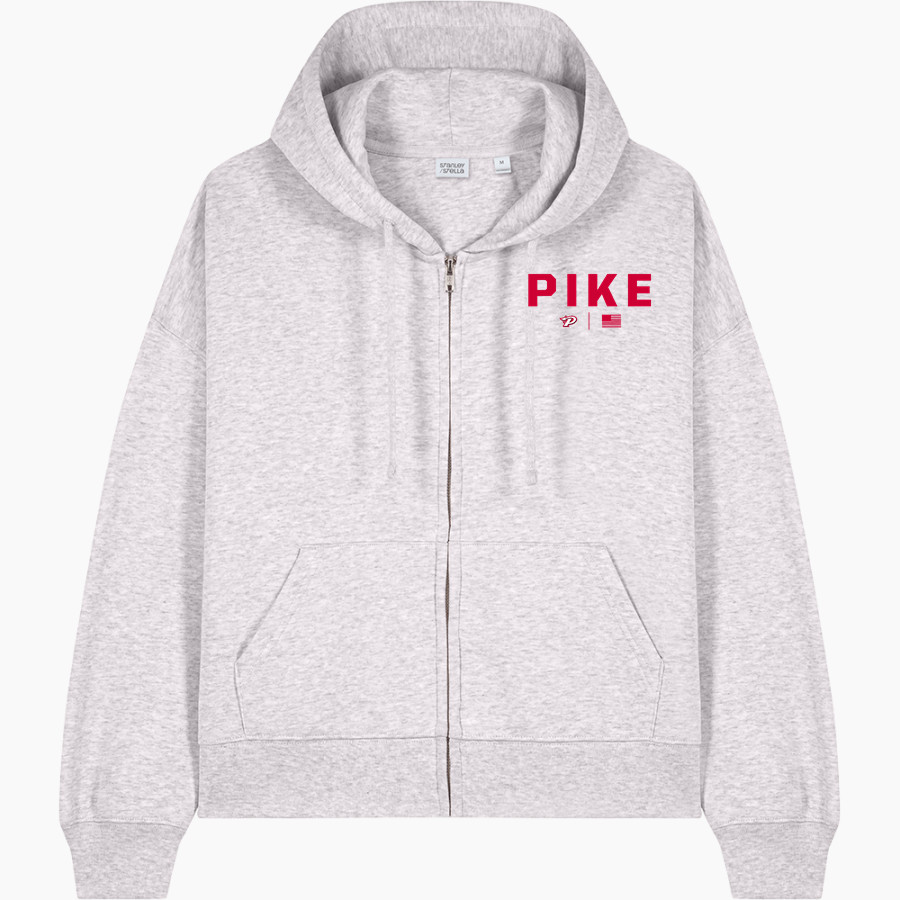Pike Red Devils Stanley/Stella Women's Stella Ida Full-Zip Hooded Sweatshirt