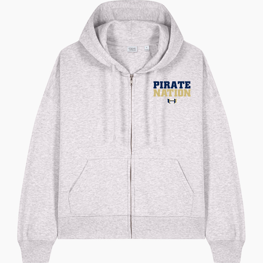HIDALGO EARLY COLLEGE HIGH SCHOOL PIRATES <span class="pdp-name-mascot">HIDALGO EARLY COLLEGE PIRATES</span> Stanley/Stella Women's Stella Ida Full-Zip Hooded Sweatshirt