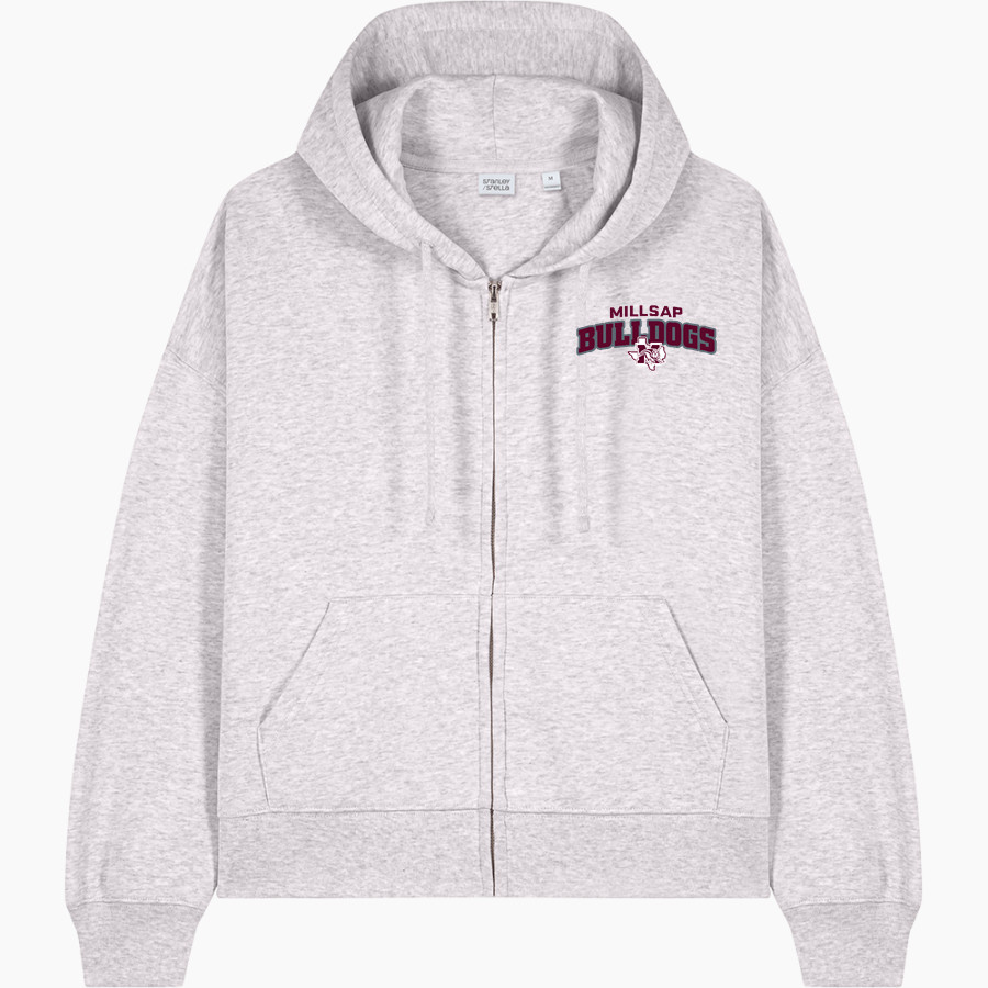 MILLSAP HIGH SCHOOL BULLDOGS <span class="pdp-name-mascot">MILLSAP BULLDOGS</span> Stanley/Stella Women's Stella Ida Full-Zip Hooded Sweatshirt