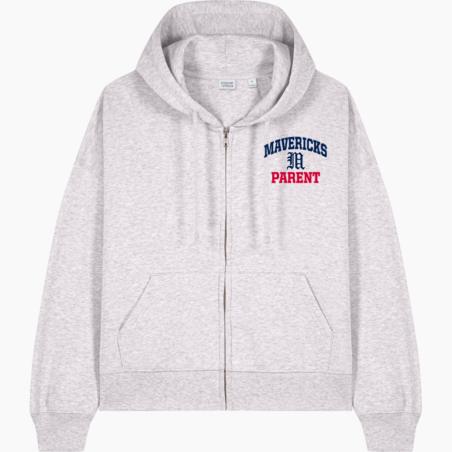 M.A.D Mavericks OFFICIAL ONLINE STORE <span class="pdp-name-mascot">Crieve Hall Youth Athletic Association Mad Mavericks</span> Stanley/Stella Women's Stella Ida Full-Zip Hooded Sweatshirt