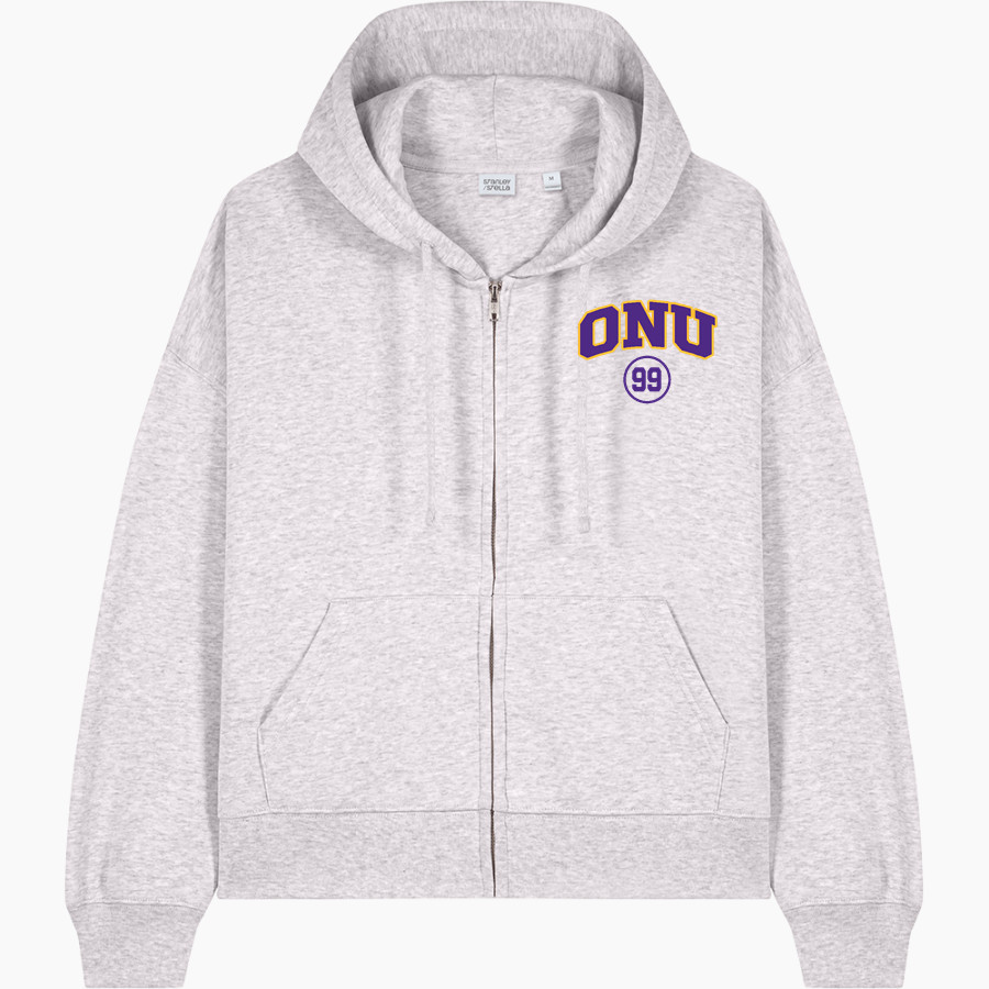 Olivet Nazarene Tigers <span class="pdp-name-mascot">Olivet Nazarene University Tigers</span> Stanley/Stella Women's Stella Ida Full-Zip Hooded Sweatshirt