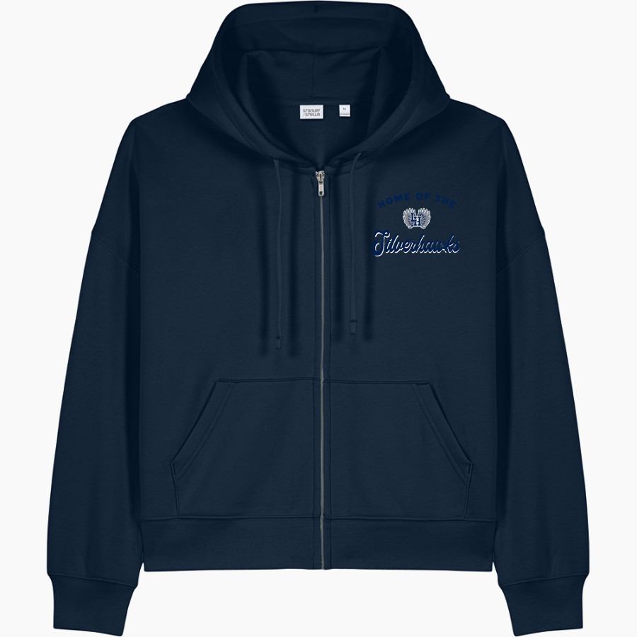 Lake Howell Silverhawks <span class="pdp-name-mascot">Lake Howell Hawks</span> Stanley/Stella Women's Stella Ida Full-Zip Hooded Sweatshirt