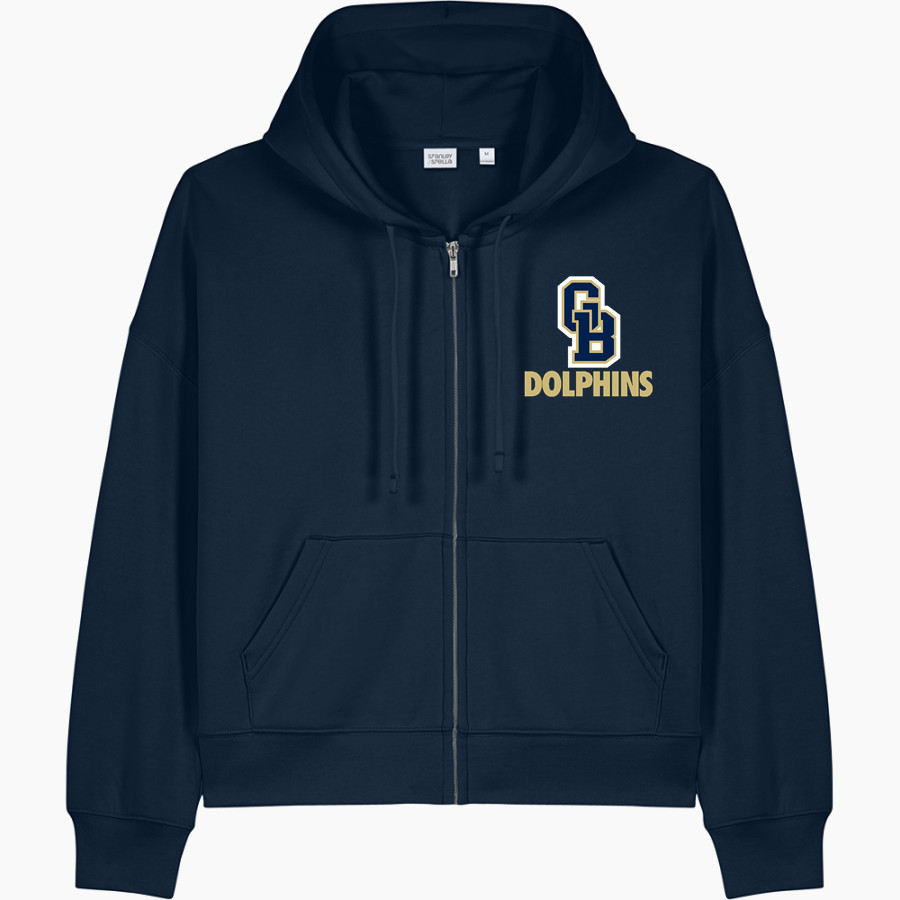 GULF BREEZE HIGH SCHOOL DOLPHINS Stanley/Stella Women's Stella Ida Full-Zip Hooded Sweatshirt