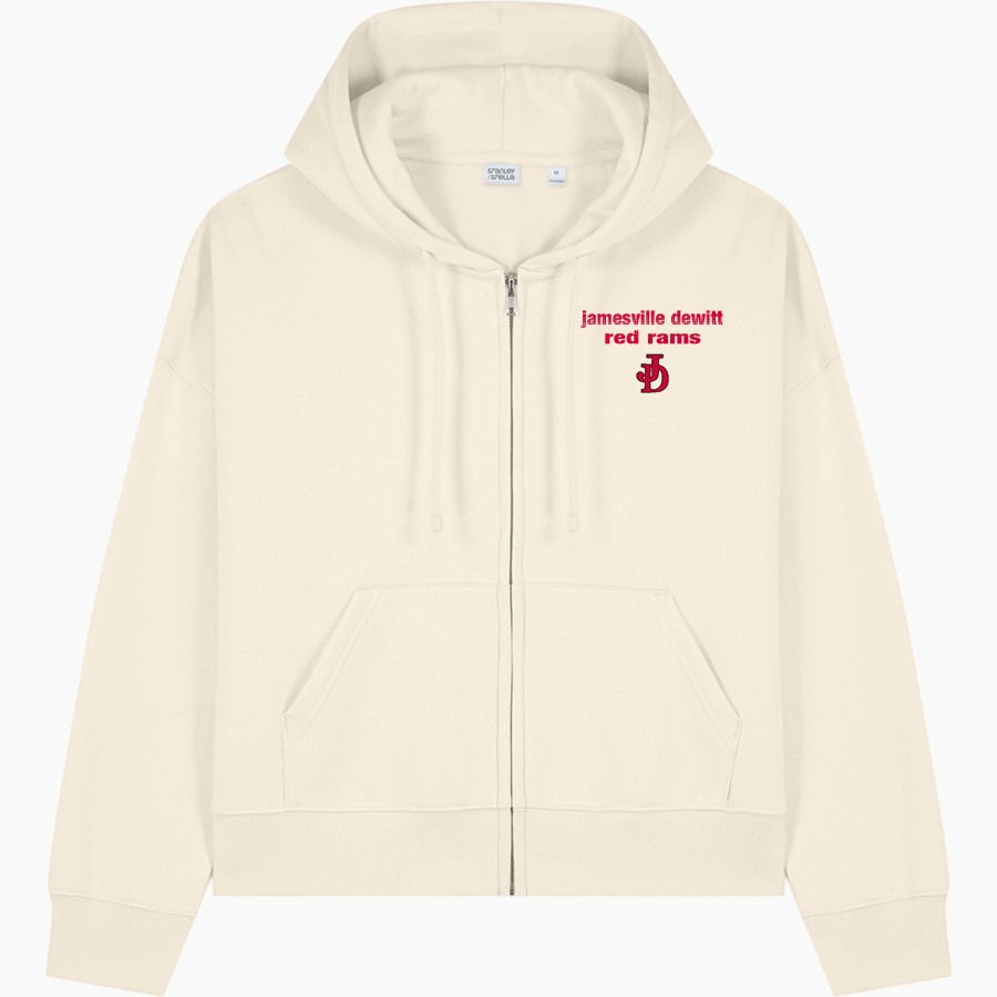 Jamesville DeWitt Red Rams Stanley/Stella Women's Stella Ida Full-Zip Hooded Sweatshirt