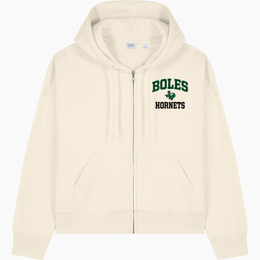 BOLES HIGH SCHOOL HORNETS Stanley/Stella Women's Stella Ida Full-Zip Hooded Sweatshirt
