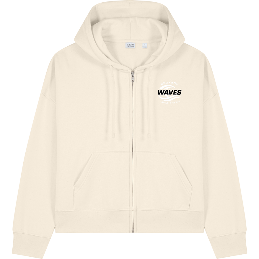 SPOKANE WAVES AQUATIC TEAM Waves <span class="pdp-name-mascot">SPOKANE WAVES AQUATIC TEAM</span> Stanley/Stella Women's Stella Ida Full-Zip Hooded Sweatshirt
