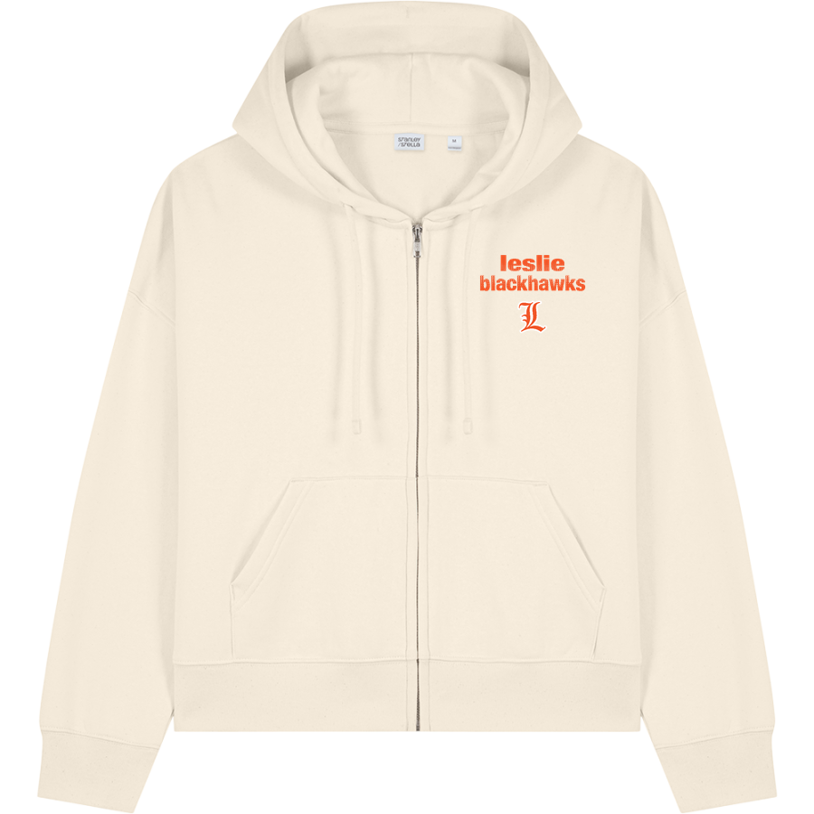 LESLIE HIGH SCHOOL BLACKHAWKS <span class="pdp-name-mascot">LESLIE BLACKHAWKS</span> Stanley/Stella Women's Stella Ida Full-Zip Hooded Sweatshirt
