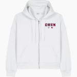 OWEN warhorses mountain tough...valley strong <span class="pdp-name-mascot">CHARLES D OWEN WARHORSES</span> Stanley/Stella Women's Stella Ida Full-Zip Hooded Sweatshirt Front Thumbnail
