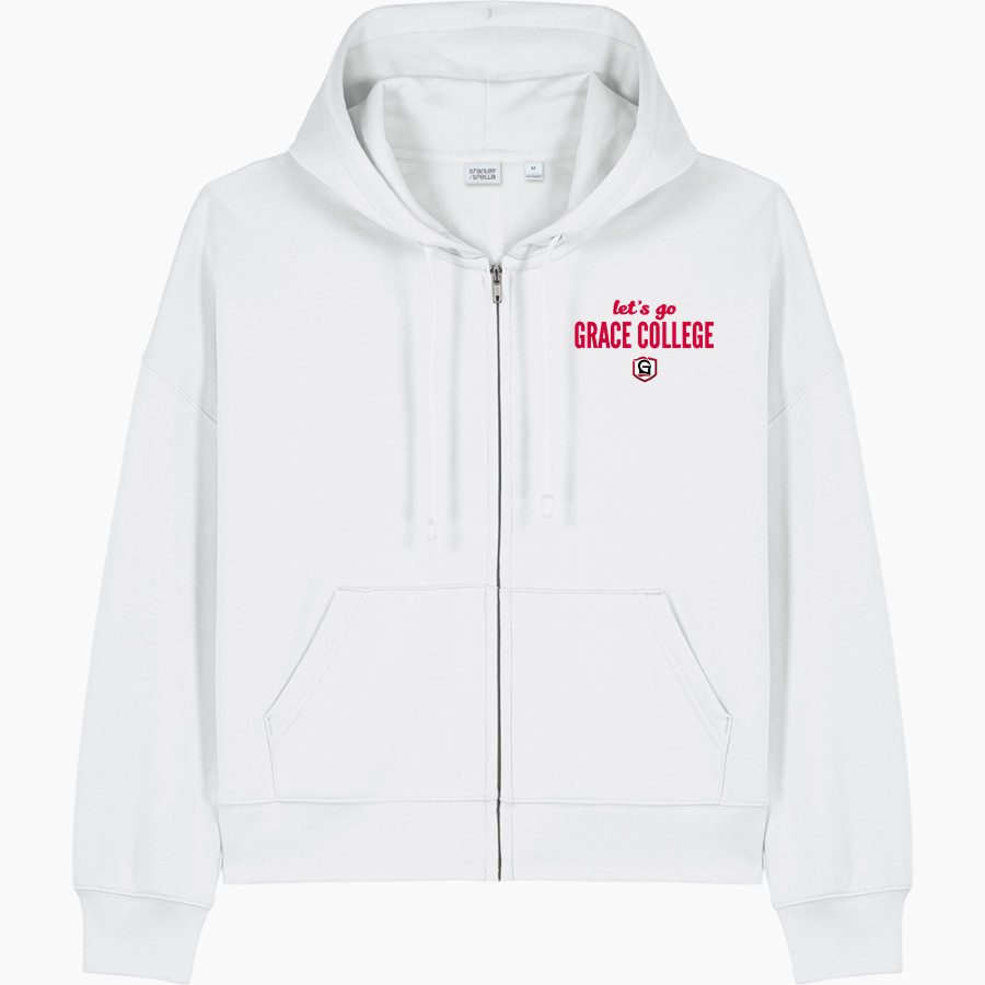 Grace College Lancers Stanley/Stella Women's Stella Ida Full-Zip Hooded Sweatshirt
