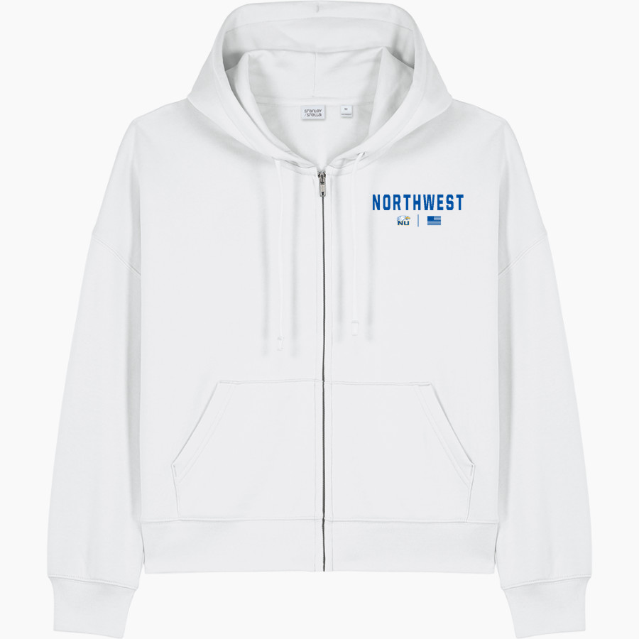 Northwest University Eagles Online Store <span class="pdp-name-mascot">Northwest Eagles</span> Stanley/Stella Women's Stella Ida Full-Zip Hooded Sweatshirt