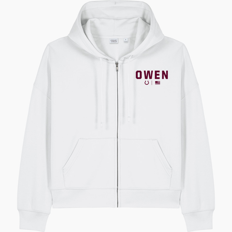 OWEN warhorses mountain tough...valley strong <span class="pdp-name-mascot">CHARLES D OWEN WARHORSES</span> Stanley/Stella Women's Stella Ida Full-Zip Hooded Sweatshirt