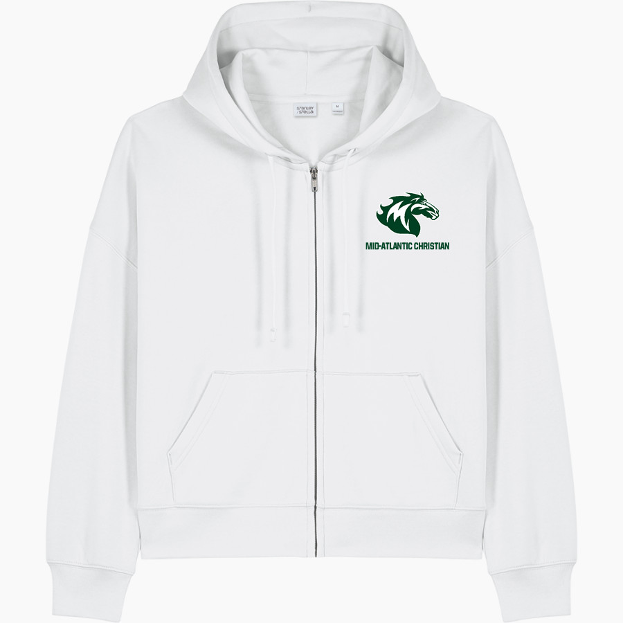 Mid-Atlantic Christian University Mustangs <span class="pdp-name-mascot">Mid Atlantic Christian University Mustangs</span> Stanley/Stella Women's Stella Ida Full-Zip Hooded Sweatshirt