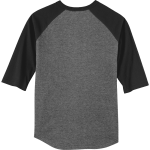 Paideia High Bears <span class="pdp-name-mascot">Paideia High School Bears</span> Sport-Tek Men's Colorblock 3/4 Sleeve T-Shirt Back Thumbnail