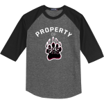 Paideia High Bears <span class="pdp-name-mascot">Paideia High School Bears</span> Sport-Tek Men's Colorblock 3/4 Sleeve T-Shirt Front Thumbnail