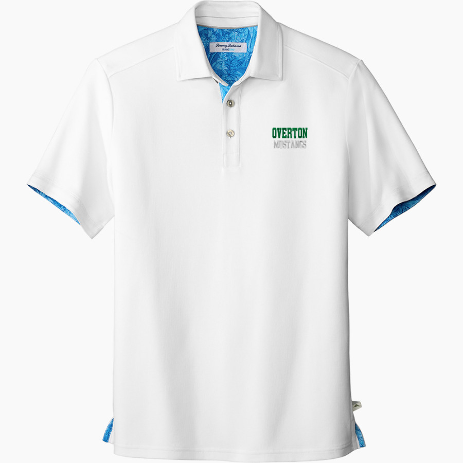 OVERTON HIGH SCHOOL MUSTANGS <span class="pdp-name-mascot">OVERTON MUSTANGS</span> Tommy Bahama 5 O'Clock Polo