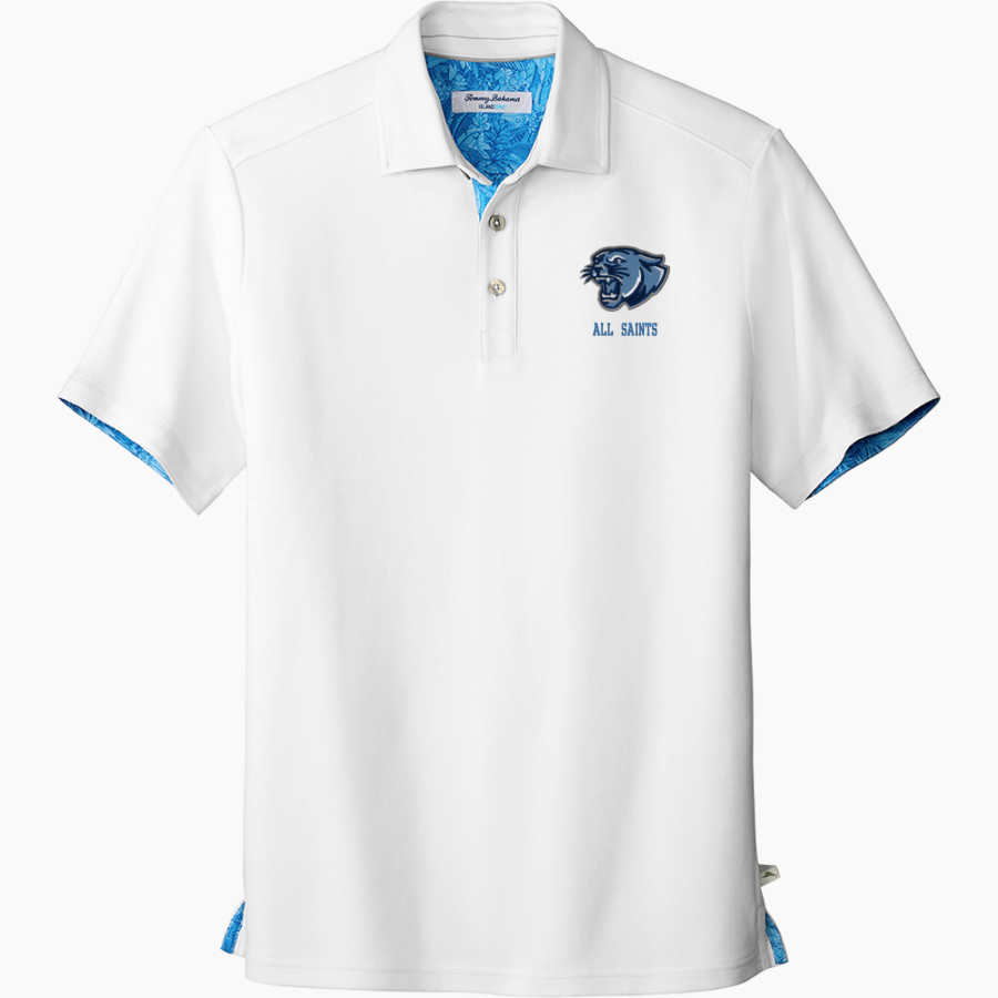 ALL SAINTS CATHOLIC HIGH SCHOOL COUGARS <span class="pdp-name-mascot">ALL SAINTS COUGARS</span> Tommy Bahama 5 O'Clock Polo