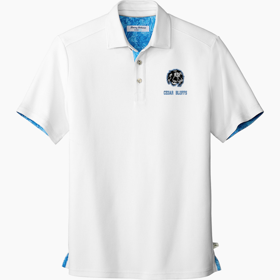 Cedar Bluffs Wildcats <span class="pdp-name-mascot">Cedar Bluffs Wildcats</span> Tommy Bahama 5 O'Clock Polo