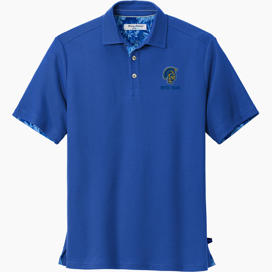 HIGHLAND HIGH SCHOOL TROJANS <span class="pdp-name-mascot">HIGHLAND TROJANS</span> Tommy Bahama 5 O'Clock Polo