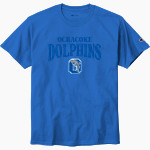 OCRACOKE SCHOOL DOLPHINS <span class="pdp-name-mascot">OCRACOKE DOLPHINS</span> Champion Men's Heritage 6-Oz. Jersey Tee Front Thumbnail