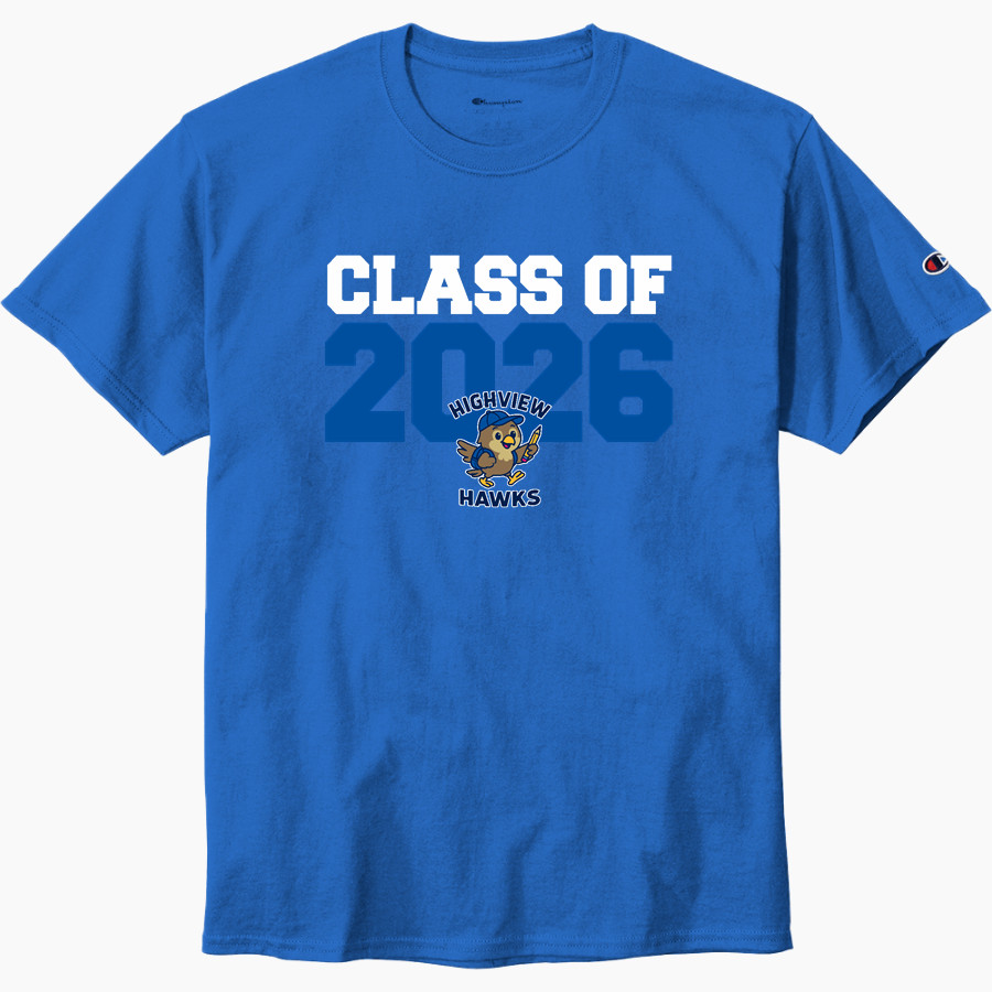 Highview Hawks <span class="pdp-name-mascot">Highview Elementary School Hawks</span> Champion Men's Heritage 6-Oz. Jersey Tee