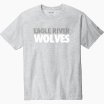 EAGLE RIVER Wolves <span class="pdp-name-mascot">EAGLE RIVER Wolves</span> Champion Men's Heritage 6-Oz. Jersey Tee Front Thumbnail